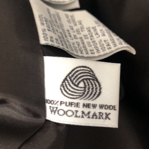 Rena Rowan 3-Piece Suit Jacket Skirt Faux Fur Removable Collar Brown - Picture 10 of 16